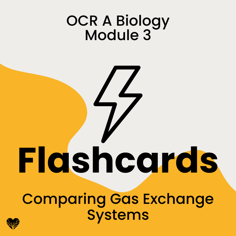 Flashcards: Comparing Gas Exchange Systems Cover OCR A Level Biology Flashcards: Comparing Gas Exchange Systems