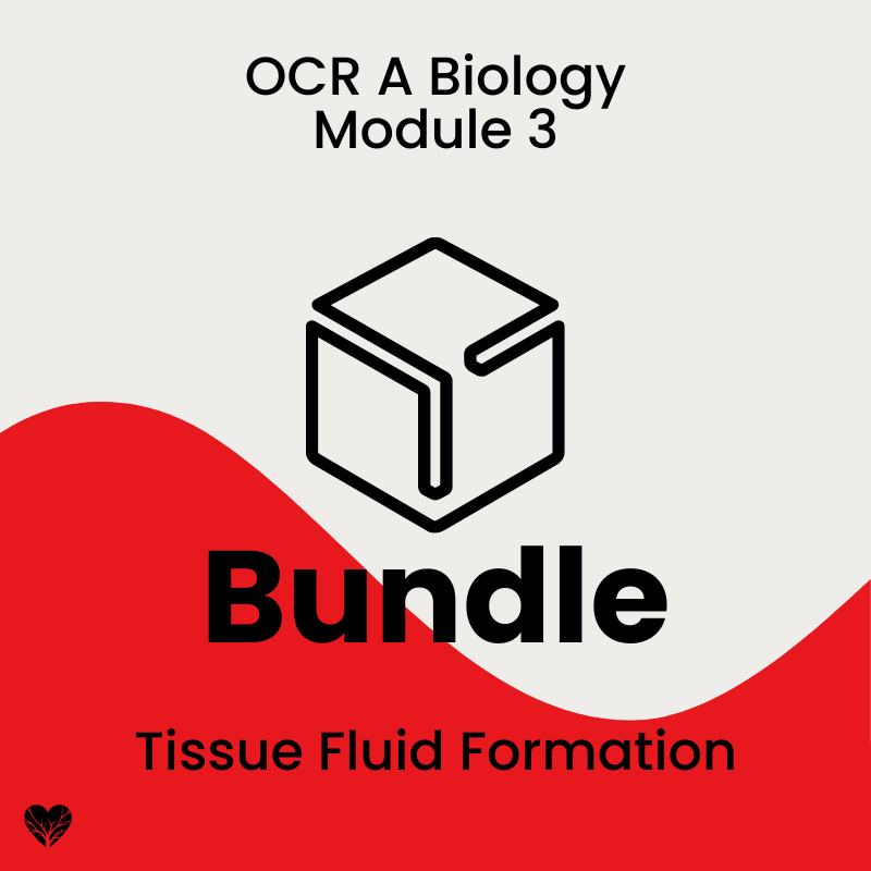 Bundle: Tissue Fluid Formation Cover OCR A Level Biology Tissue Fluid Formation Bundle