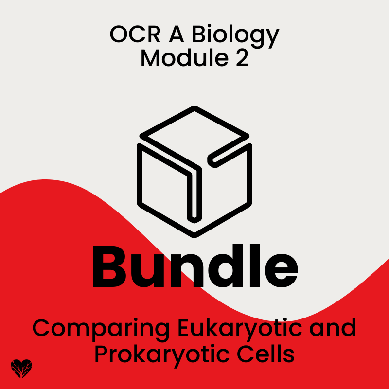 OCR A Level Biology Comparing Eukaryotic and Prokaryotic Cells Bundle
