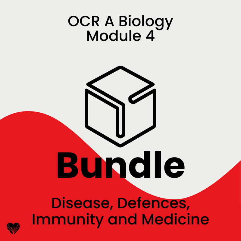 OCR A Level Biology Disease, Defences, Immunity and Medicine Bundle