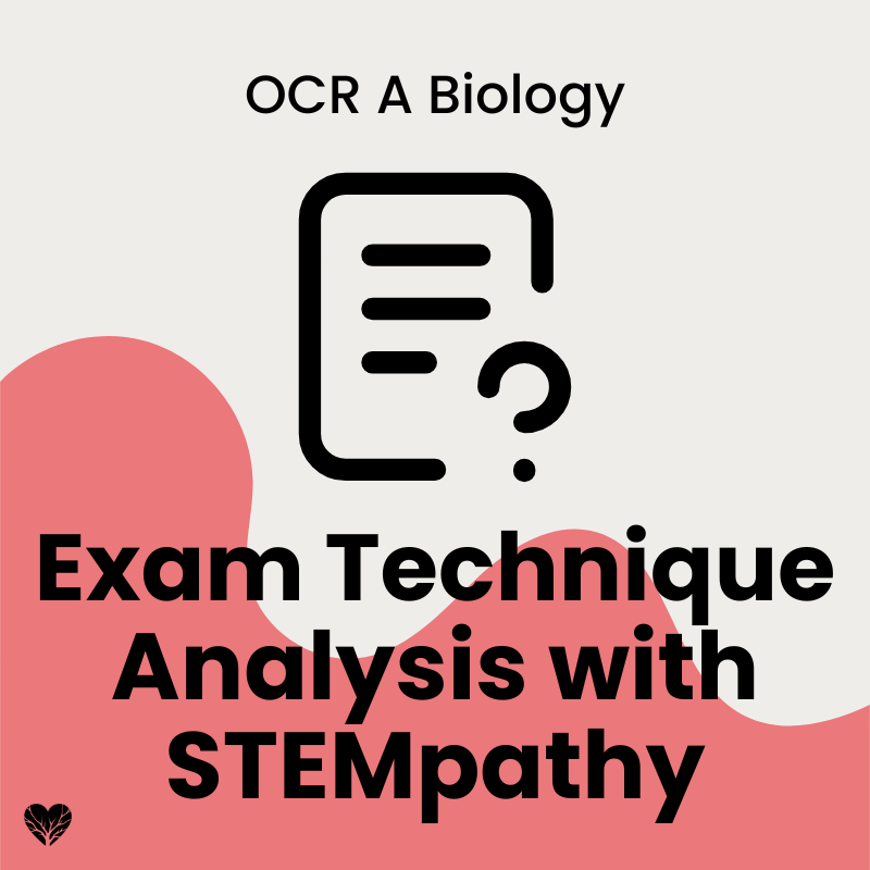 Exam Technique Analysis with STEMpathy Cover OCR A Level Biology Exam Technique Support